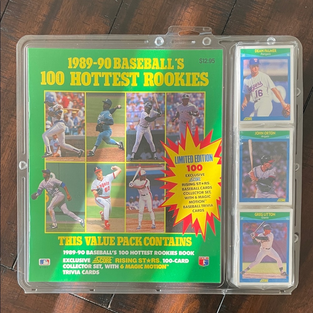 1989-90 Baseball's 100 Hottest Rookies Value Pack
